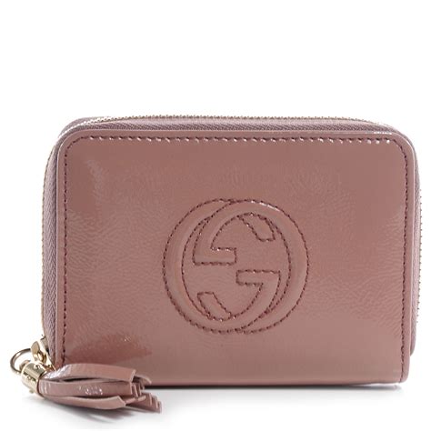 gucci soho wallet pink.